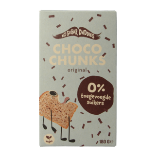 No Sugar Daddies Organic milk chocolate chunks 180g