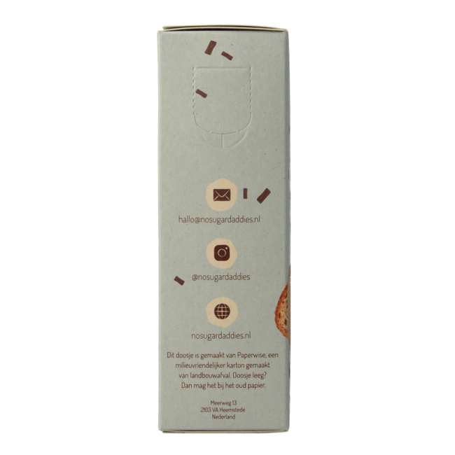 Organic milk chocolate chunks 180 Gram