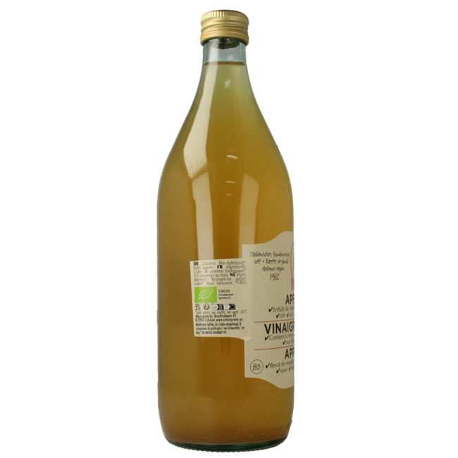 Amanprana Premium vinagre de manzana bio 1 Litro