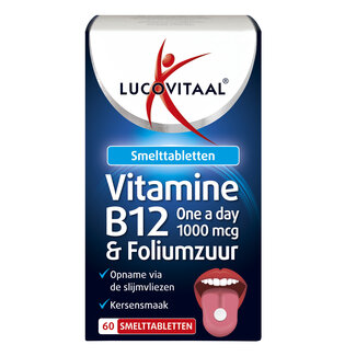 Lucovitaal B12 & folic acid melt tablet 60 Tablets
