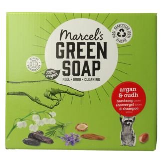 Marcel's Green Soap Marcel's Green Soap Gift Box Argan & Oudh 1 Piece