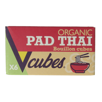 Vcubes Cubes de bouillon pad thaï bio 72 g
