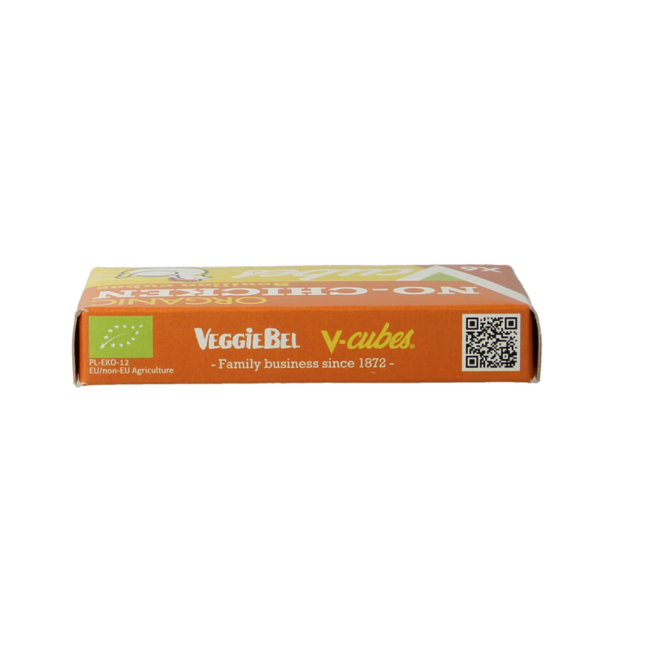 Pastillas de caldo Vcubes sabor no pollo ecológicas 72 g