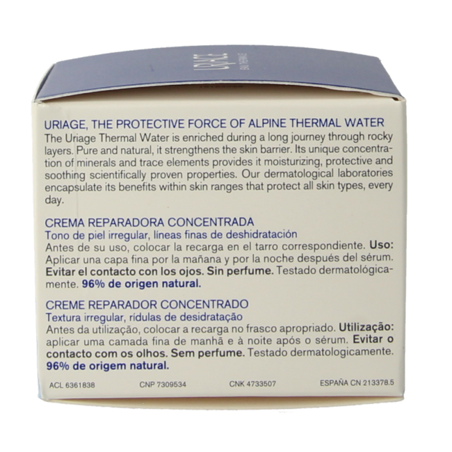 Uriage Cica daily creme recharge 50 Millilitre