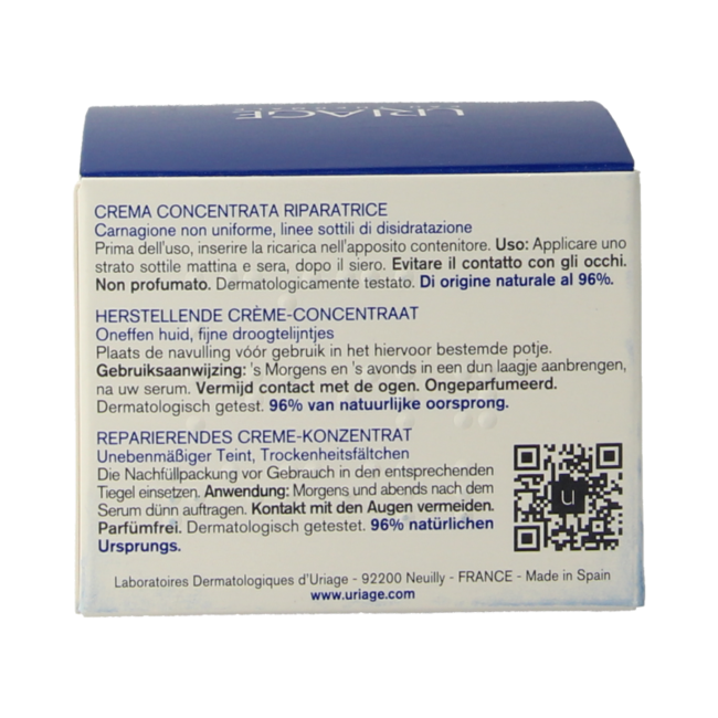Uriage Cica daily creme recharge 50 mililitros