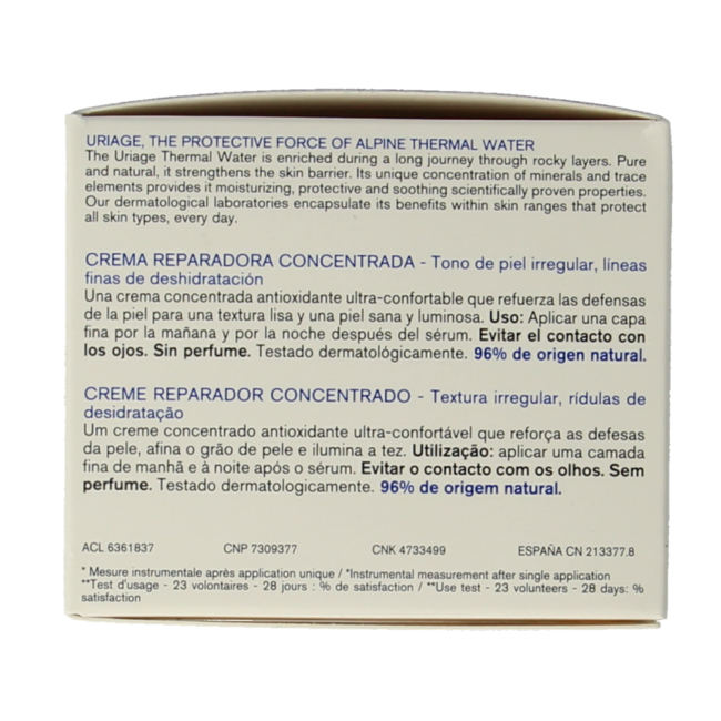 Uriage Cica daily cream Konzentrat 50 Milliliter