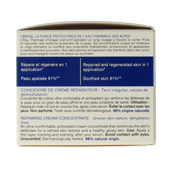Uriage Cica daily cream Konzentrat 50 Milliliter