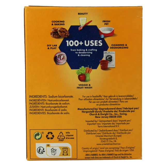 Bicarbonate de soude en poudre 454 g