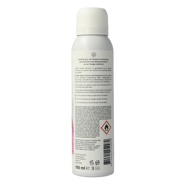 Deodorante spray Therme Mindful Blossom 150 Millilitri