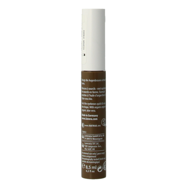 Lavera Brow control żel do brwi 02 hazel bio tester 1 Tester
