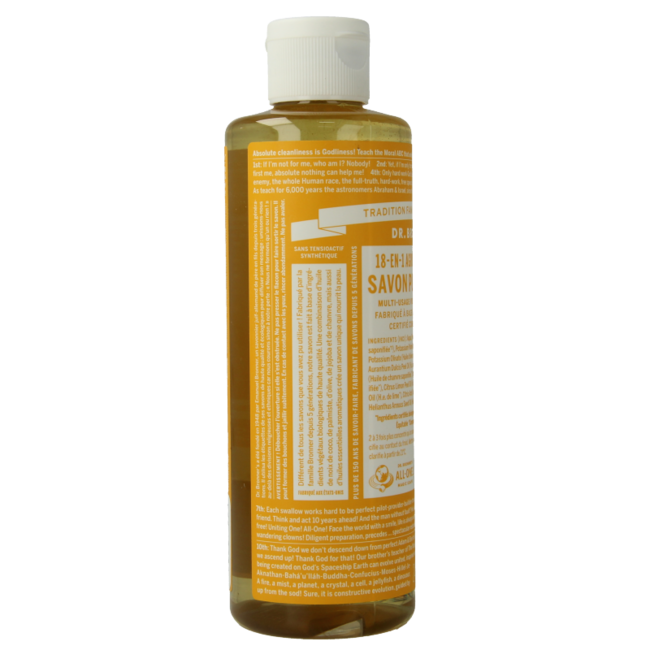 Dr Bronner's Citrus Liquid Soap 240mg