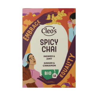 Cleo's Cleo's Spicy chai organic 18 bags