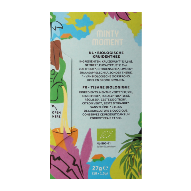 Cleo's Minty moment bio 18 sachets