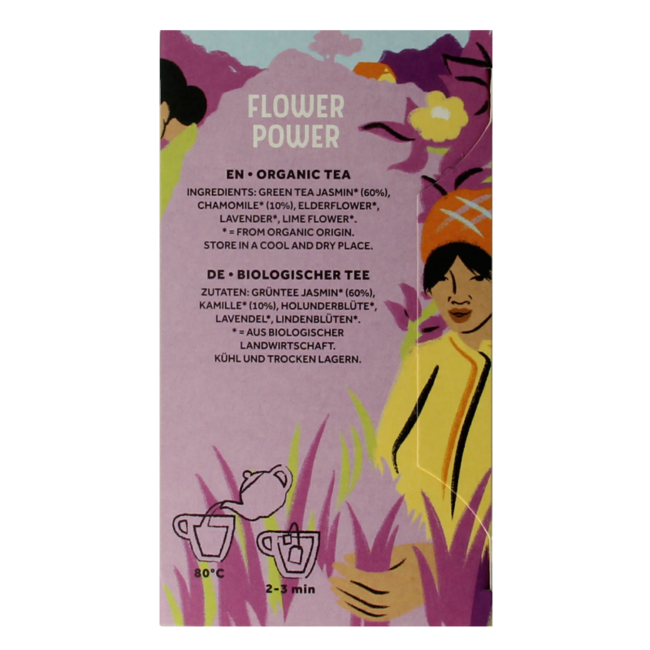 Cleo's Flower Power Organic 18 Tea Bags