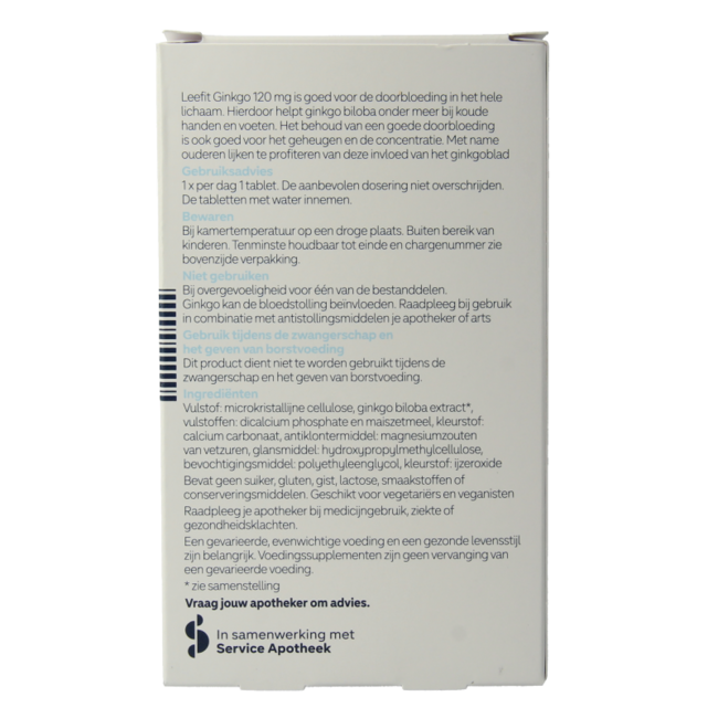 Leefit Ginkgo 60 Compresse