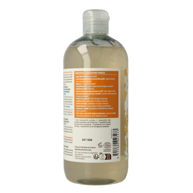 Gel de ducha placer de miel plaisir de miel bio 500 Mililitros