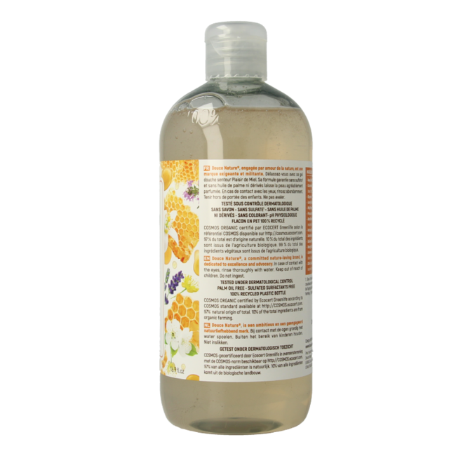Organic honey pleasure shower gel 500ml
