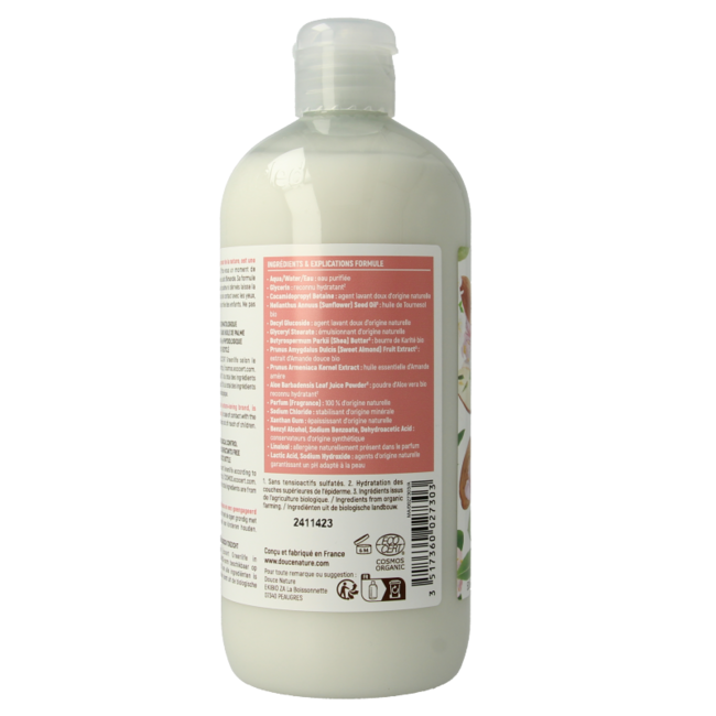 Douce Nature Crema de ducha de leche de almendras 500 Mililitros
