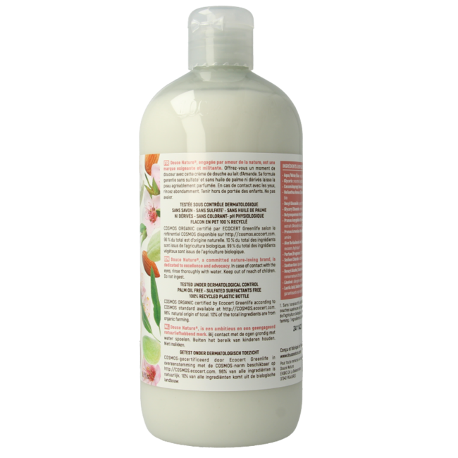 Douce Nature Crema de Ducha Leche de Almendras 500 Mililitros