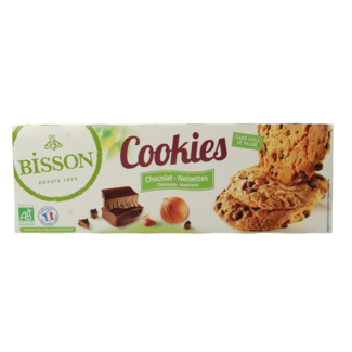 Bisson Biscotti Bisson Bio Cioccolato e Nocciole 175 Grammi