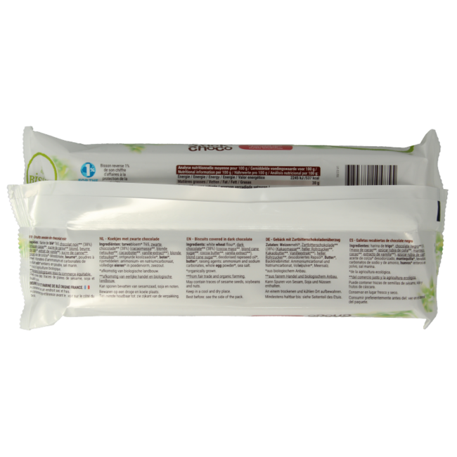 Bisson Stick choco chocolate negro bio 130 g