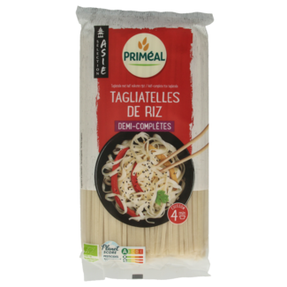 Primeal Organic semi-whole grain rice noodles 400 Gram
