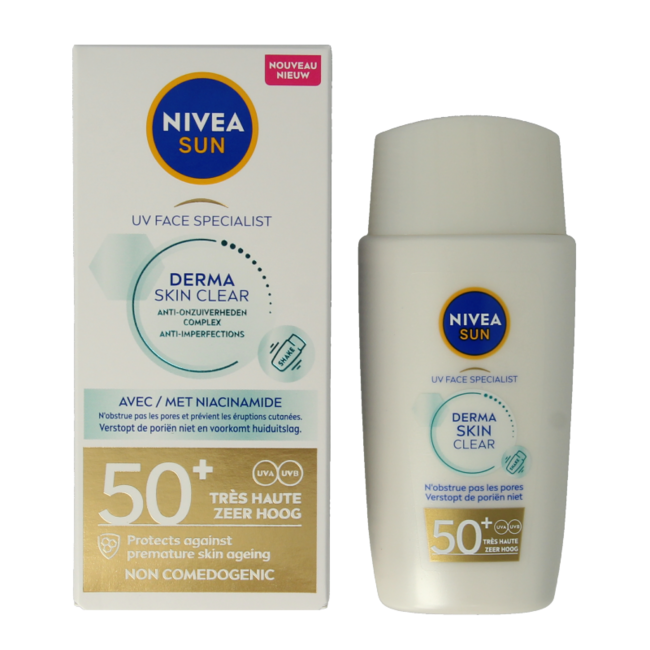 Nivea Sun krem do twarzy kontrolujący niedoskonałości SPF50+ 40 mililitrów