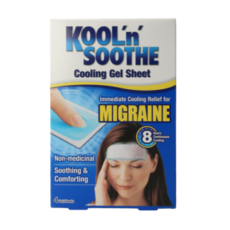 Kool’n’Soothe Kool’n’Soothe Migraine gelstrips 2 pièces