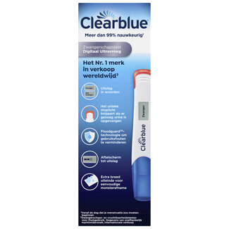 Clearblue Digitaal ultra vroeg 1 Stuks