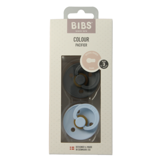 Bibs Sucette Bibs taille 3 bleu bébé - Lot de 2