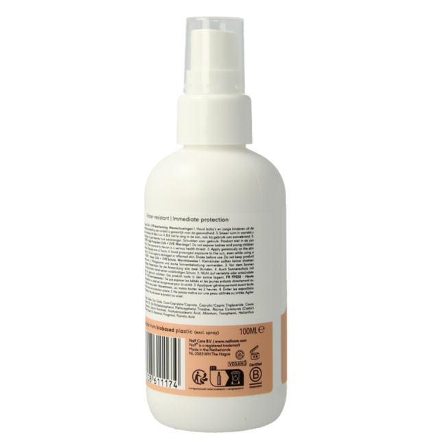 Zon baby & kids spray fragrance-free SPF50 100 Millilitres
