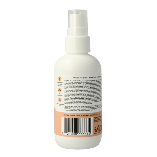 Zon baby & kids spray parfumvrij SPF50 100 Milliliter