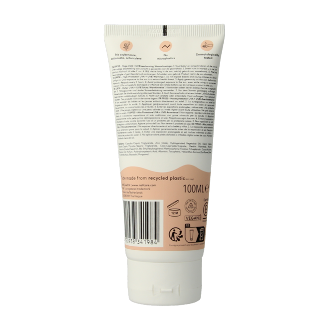 Zon baby & kids creme SPF50 100 Millilitres