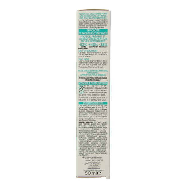 L'Oreal Paris Bright Reveal Dark Spot UV Fluid SPF50+ 50ml