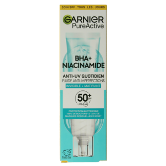 Garnier Garnier PureActive BHA+ niacinamide UV fluid SPF50+ 40 Milliliter