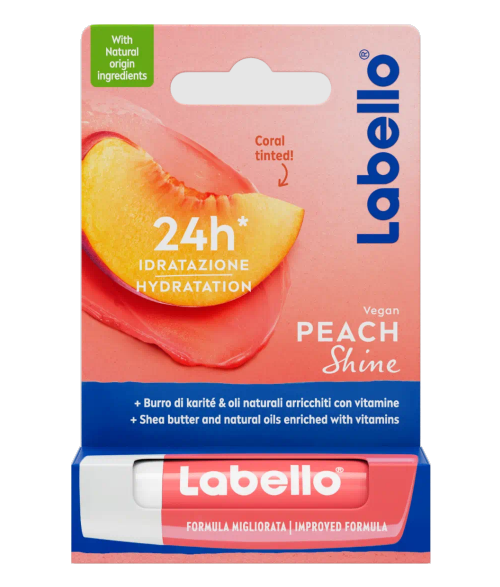 Labello Fruity peach shine 1 unidad
