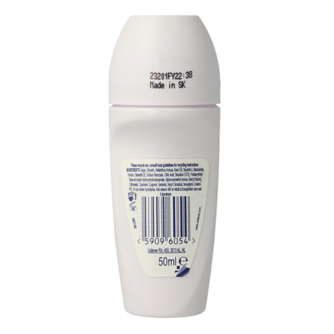 Dove Original 0% deodorant roll-on 50 Millilitre