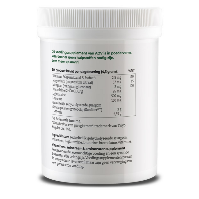 AOV 1031 Complexe L-Glutamine 128 grammes