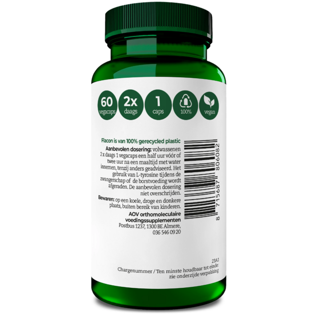 AOV 608 L-Tyrosine 60 gélules végétales