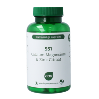 AOV AOV 551 Citrato de calcio, magnesio y zinc 90 Cápsulas vegetarianas