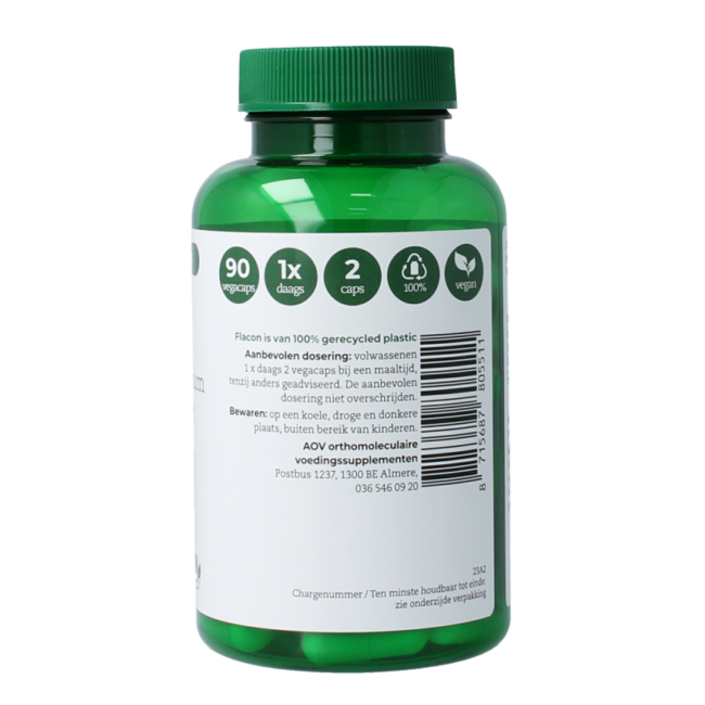 AOV 551 Calcium magnesium & zink citraat 90 Vegetarische capsules