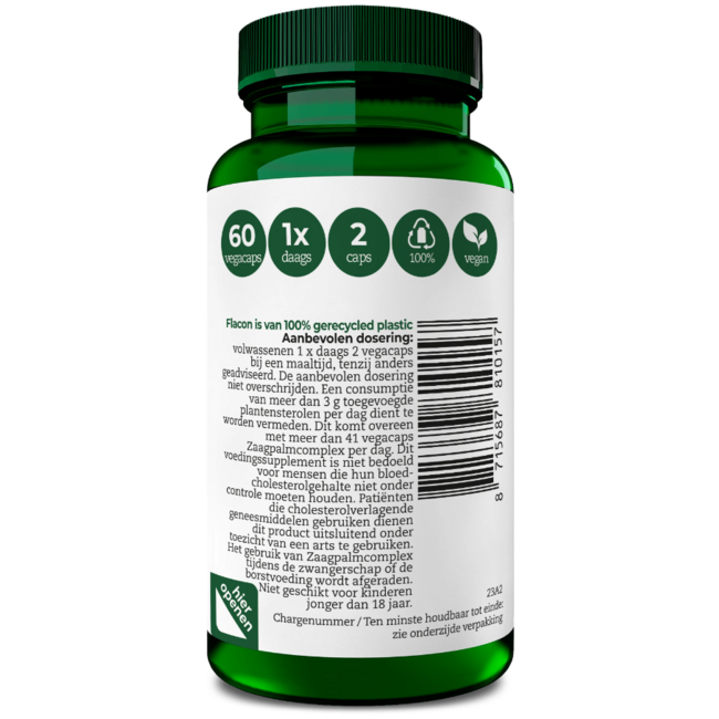 1015 Zaagpalm complex 60 Vegetarische capsules