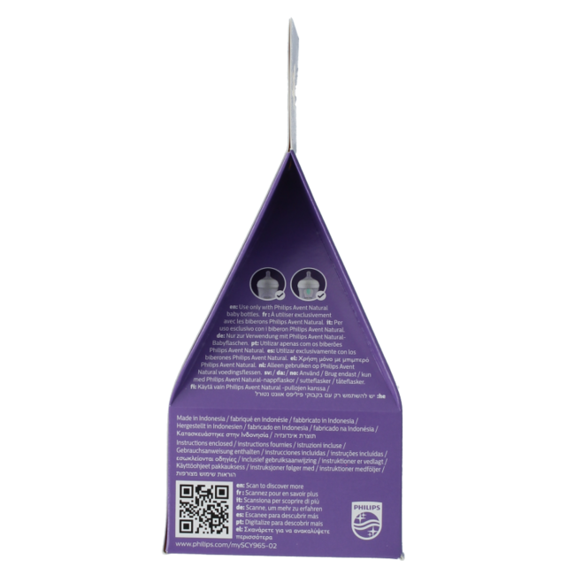Natural bottle teat 6M+ 2 pieces