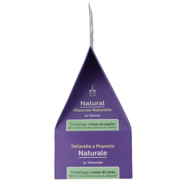 Natural Bottle Teat 6M+ 2 Pack