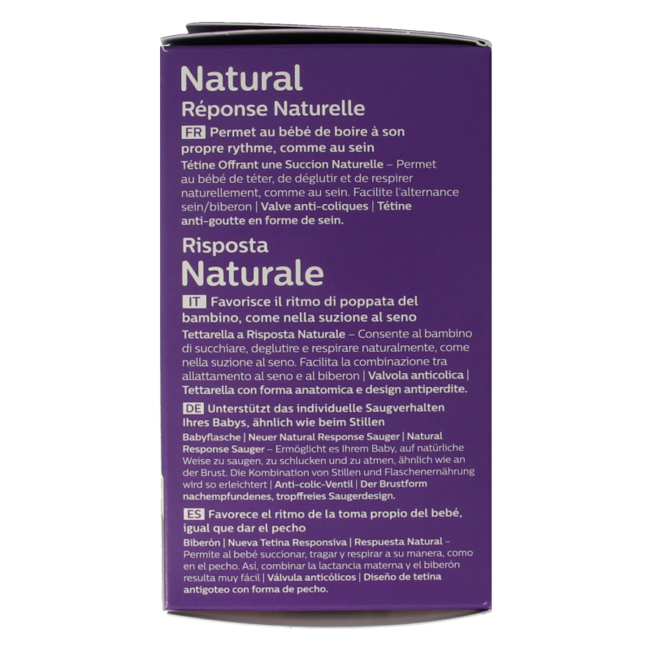 Natural feeding bottle 125 Millilitres