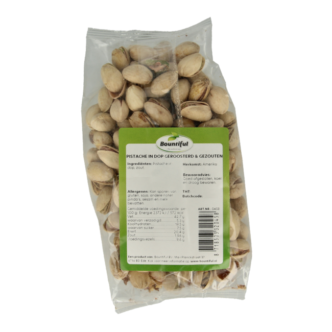 Bountiful Roasted and Salted Pistachios in Shell 200g