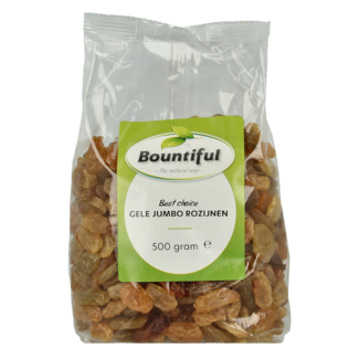 Bountiful Yellow jumbo raisins 500 Gram
