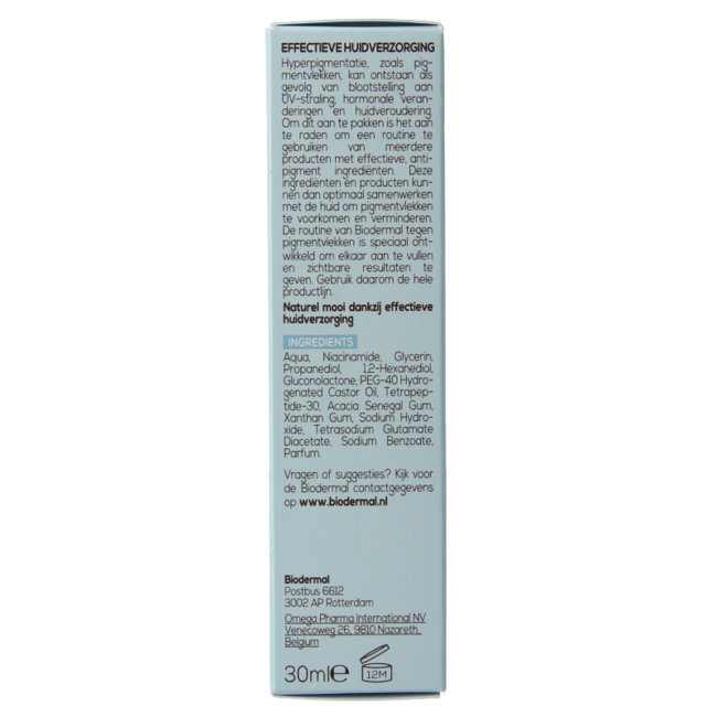 Biodermal Anti-Pigment Serum 30 Milliliter