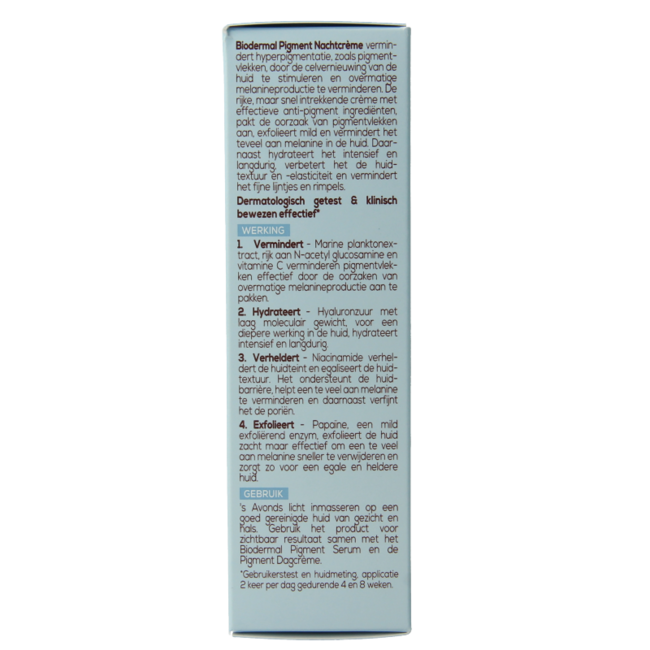 Biodermal Anti-Pigment Night Cream 50 Millilitre