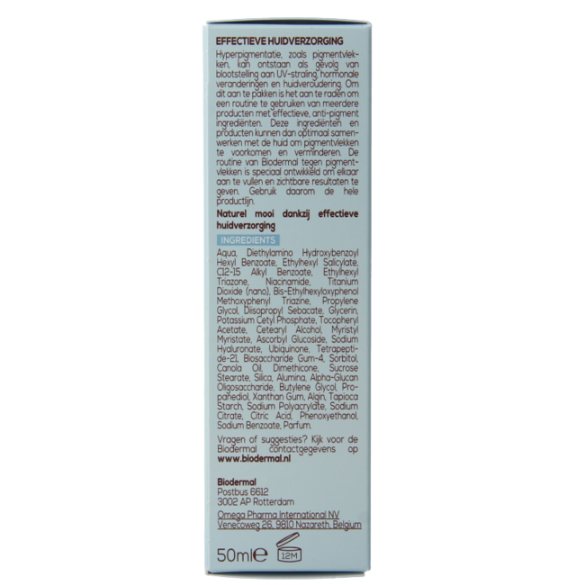 Anti-Pigment-Tagescreme SPF50 50 Milliliter